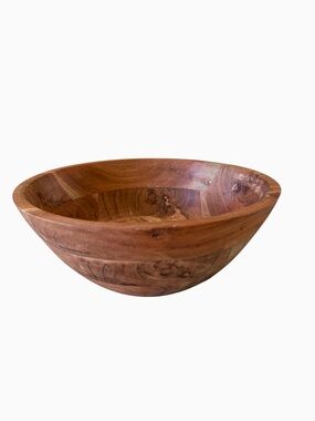 Mela Artisans Wood Bowl 8 In India Beautiful Grsin
